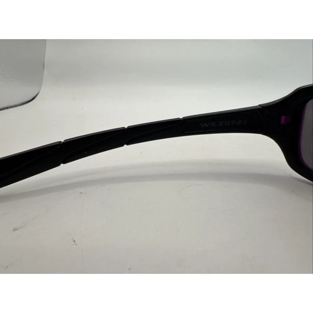 WILEY X WX Z87-2 SLEEK EN 166 S Purple FRAMES SAFETY EYEGLASSES MAGNIFIED Read!!